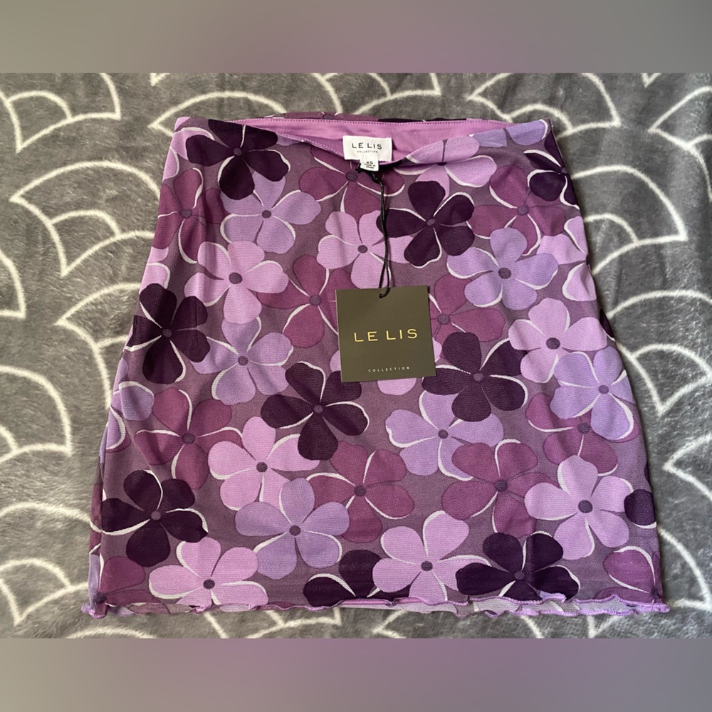 Floral Mini Skirt